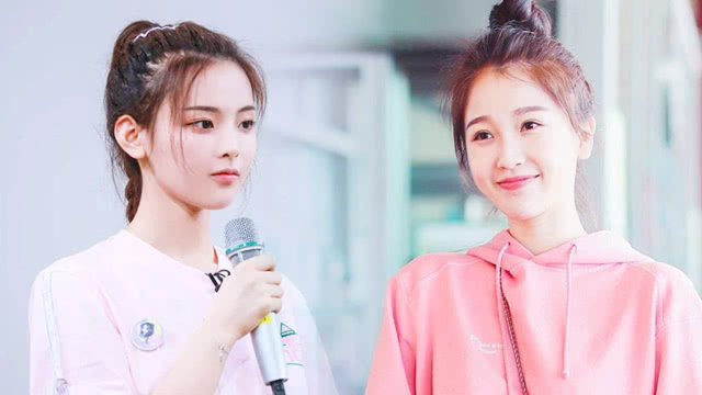 同样是选秀出身,杨超越从台上哭到片场,虞书欣又出新表情!