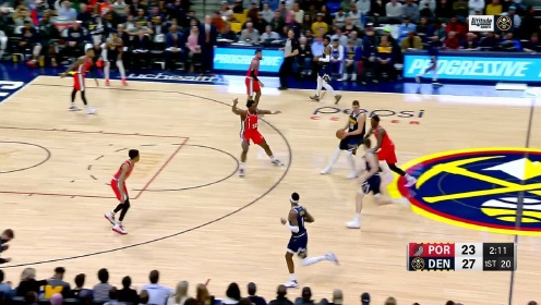 《NBA比赛集锦》今天真是超神了！约老师命中第三记三分点燃主场