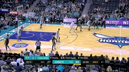 《NBA全场集锦》【得分】灵活的大个子 泽勒千里走单骑抢断暴扣