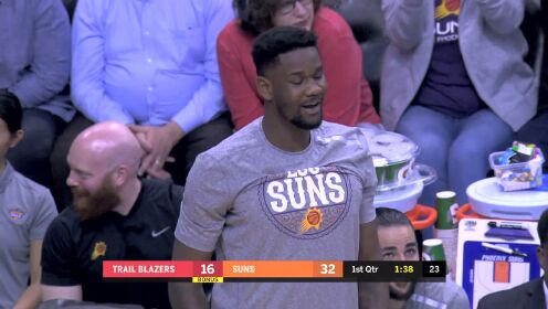 《NBA全场集锦》单节十九分天神下凡！中锋贝恩斯首节手感爆棚三分狂飙