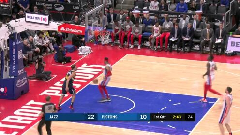 《NBA全场集锦》克拉克森长传连线 博格丹诺维奇空位扣篮