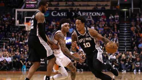 《NBA全场集锦》【原声】马刺120-118太阳 卢比奥失关键罚球布克37分太阳惜败