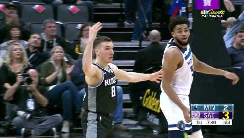 《NBA全场集锦》这是不是花的早了点？博格达诺维奇福克斯相继再飙三分恐怖如斯