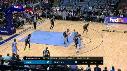 《NBA全场集锦》状态火热撕裂防线 瓦蓝开场全能进攻连砍四分