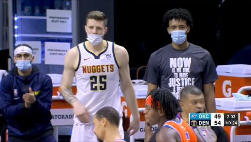 《NBA全场集锦》三分盛宴！掘金多点开花外线三分接连刷网