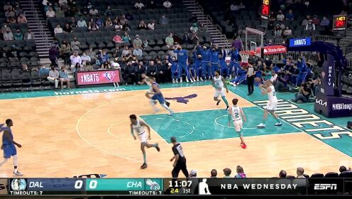 《NBA全场集锦》前赴后继 波神无人防守三分先下一城