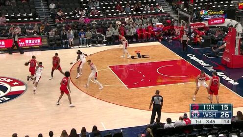 《NBA全场集锦》NBA季前赛：猛龙vs奇才第1节中文解说回放