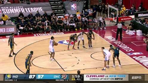 《NBA全场集锦》步行者vs雷霆第4节中文解说回放