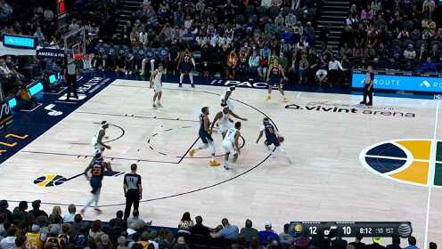 《NBA全场集锦》心有灵犀一点通 康利助飞戈贝尔空接暴扣
