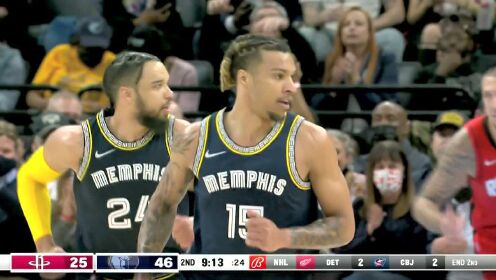 《NBA全场集锦》火箭vs灰熊第2节中文解说回放