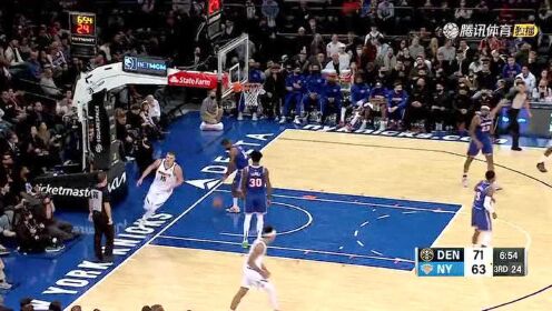 《NBA全场集锦》着急打卡下班！约基奇第三节独得15分打花尼克斯
