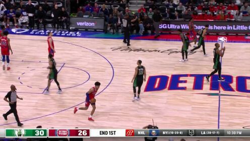 《NBA全场集锦》马刺出品必属精品 怀特无视防守三分准压哨命中