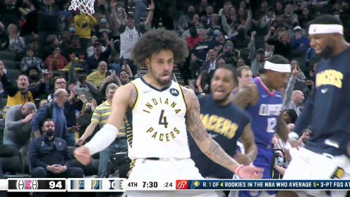 《NBA全场集锦》【原声】快船116-122步行者 杰克逊26＋10率队6人上双复仇成功
