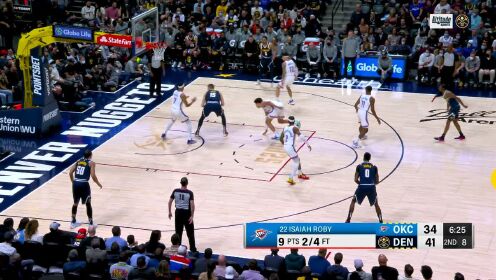 《NBA全场集锦》【原声】雷霆119-107掘金 亚历山大29+7率队逆转终结掘金6连胜