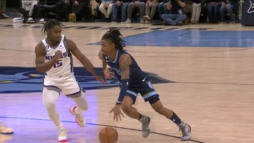 《NBA全场集锦》一切皆有可能！莫兰特中距离跳投拉杆命中
