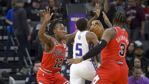 《NBA全场集锦》【球星】福克斯vs公牛集锦 全场16+7上演死亡缠绕德罗赞