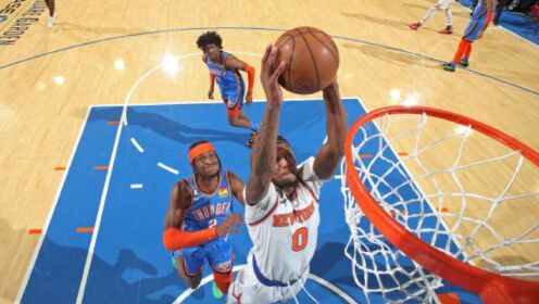 《NBA全场集锦》【球星】雷迪什vs雷霆集锦 空砍26分双手暴扣震惊全场