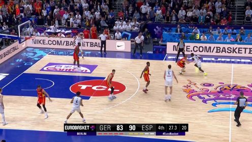 男篮欧洲杯半决赛：德国vs西班牙中文解说全场回放