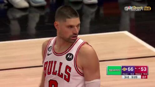 《芝加哥公牛》NBA常规赛：湖人vs公牛第3节中文解说回放