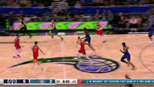 《NBA全场集锦》怎么敢挑战独角兽的禁区！波神镇守篮下送遮天大帽