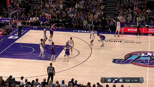 《NBA全场集锦》克拉克森手腕轻点送出连线 马尔卡宁一步登天上演空接暴扣