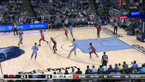 《NBA全场集锦》NBA常规赛：热火vs灰熊第1节中文解说回放