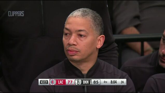NBA常规赛：快船vs篮网中文解说全场回放