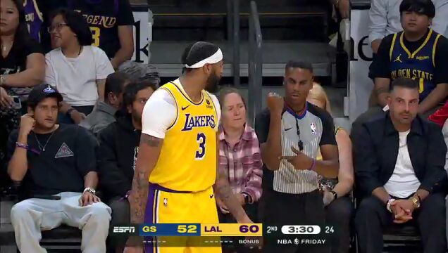 勇士vs湖人第2节英文原声回放