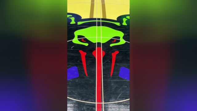 蛮有特色！鹈鹕主场季中锦标赛地板你给打几分