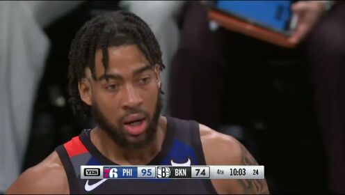 《布鲁克林篮网》 NBA常规赛：76人vs篮网第4节中文解说回放