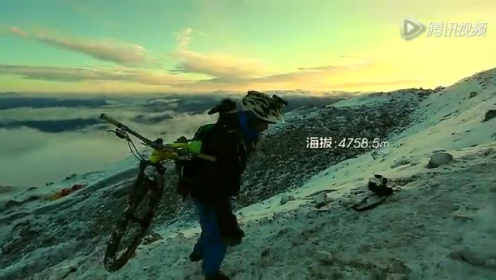 5396米雪山速降 中国人的山地车史诗大片