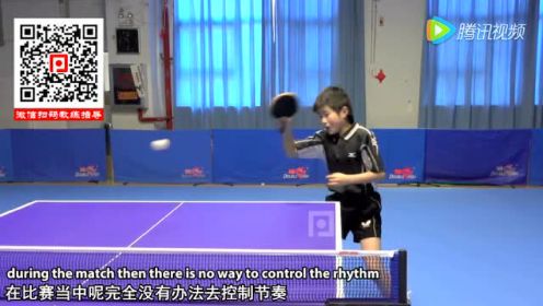 乒乓球训练日记23集：正反手不定点摆速省队示范教学视频