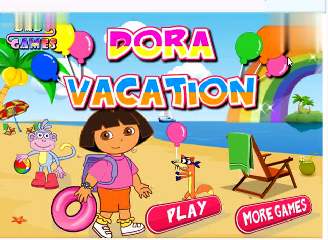 爱探险的朵拉历险记朵拉在海边开了一家小吃点今天朵拉和她的好朋友们