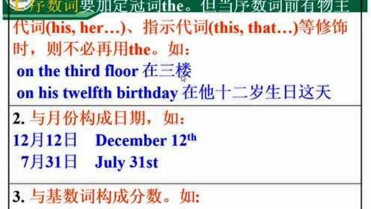 微课《序数词》_高清1080P在线观看平台_腾讯视频