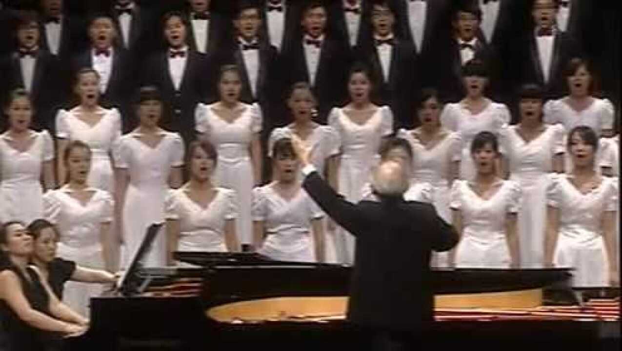 黄河大合唱-严良堃指挥华南师范大学合唱团_高清