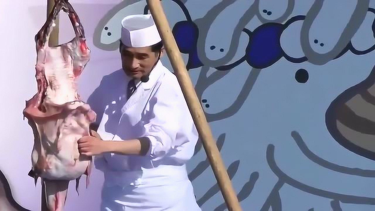 杀羊一样杀鱼,剥掉鮟鱇鱼皮,注意表情!_腾讯视频