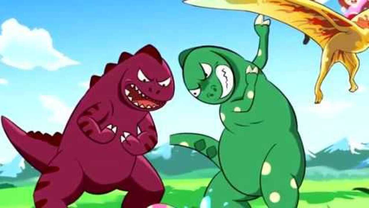 童话故事-《恐龙岛大冒险》