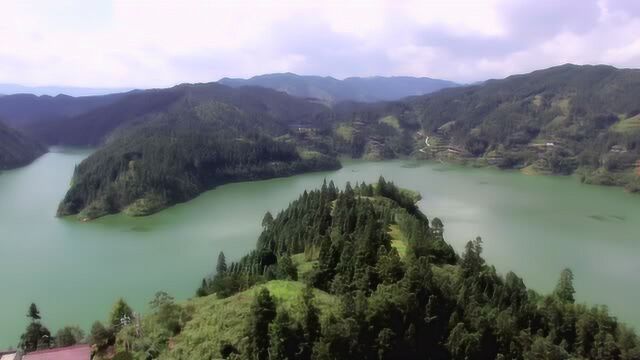 锦屏县八里村航拍