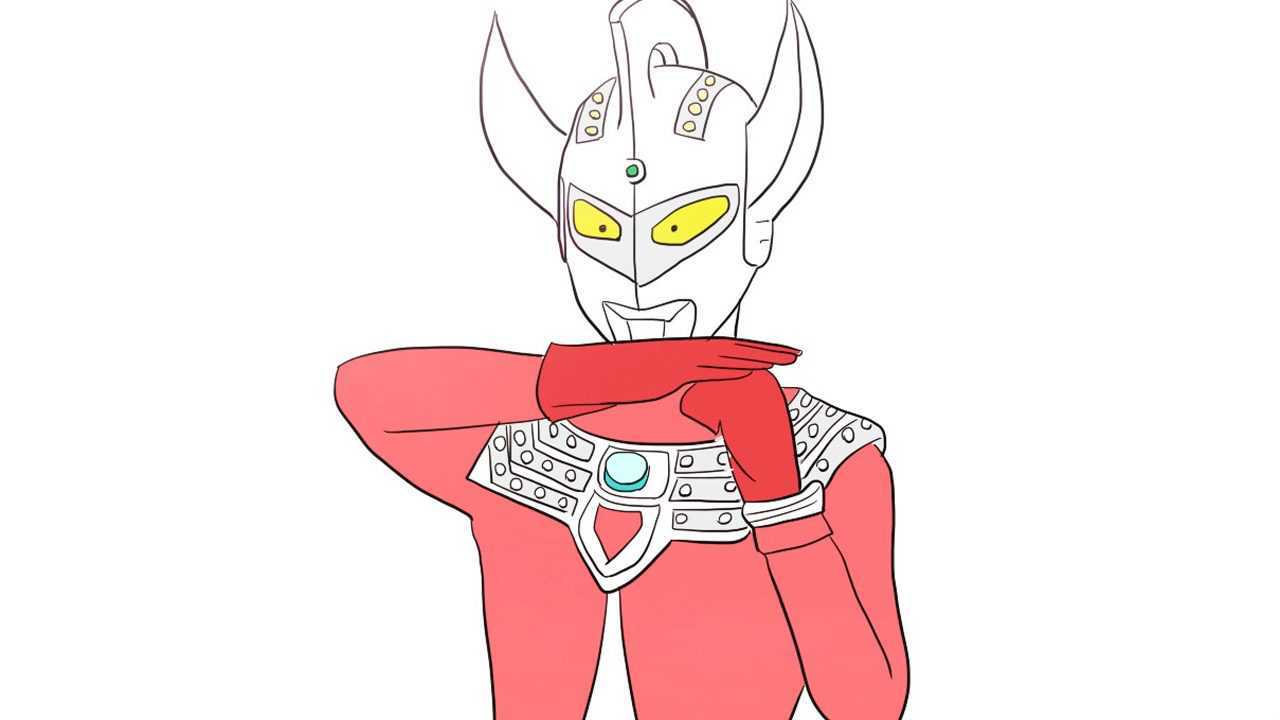 泰罗奥特曼儿童亲子简笔画