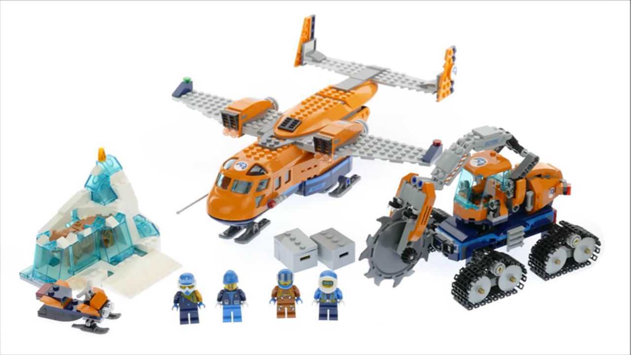 搭建乐高积木城市系列60196 北极基地物资运输飞机_腾讯视频