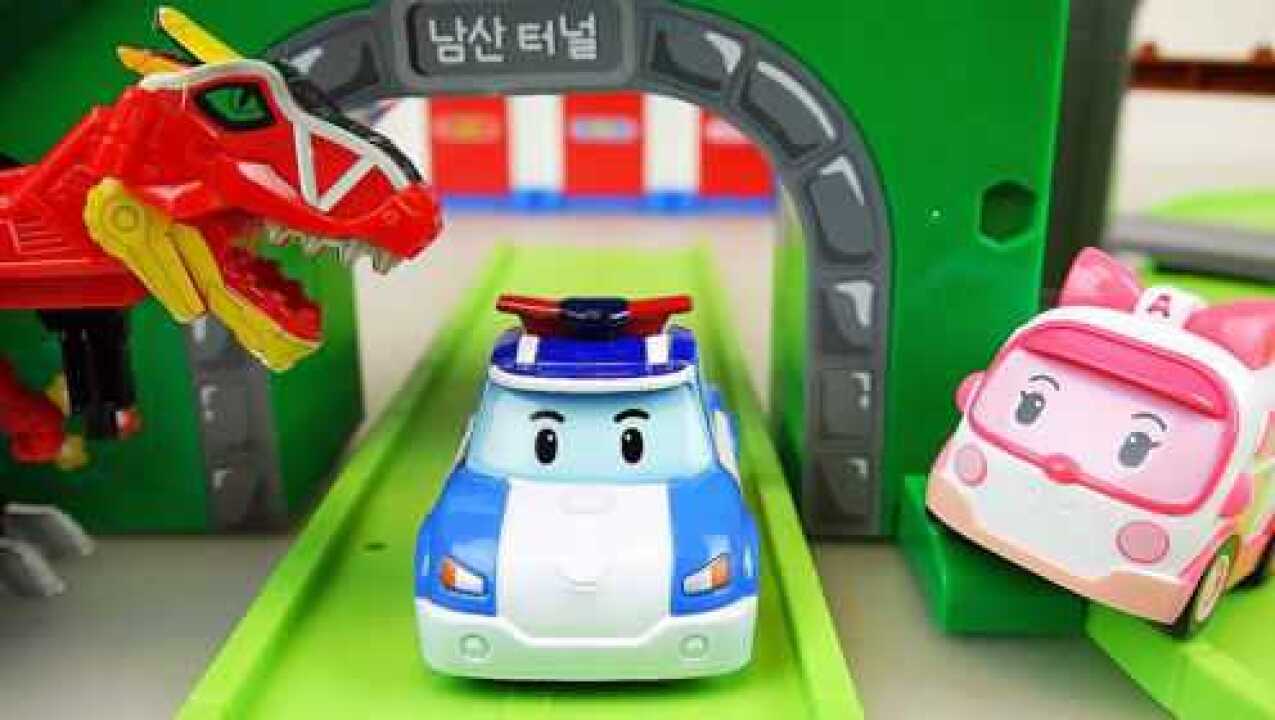 恐龙开车 恐龙开挖土机5