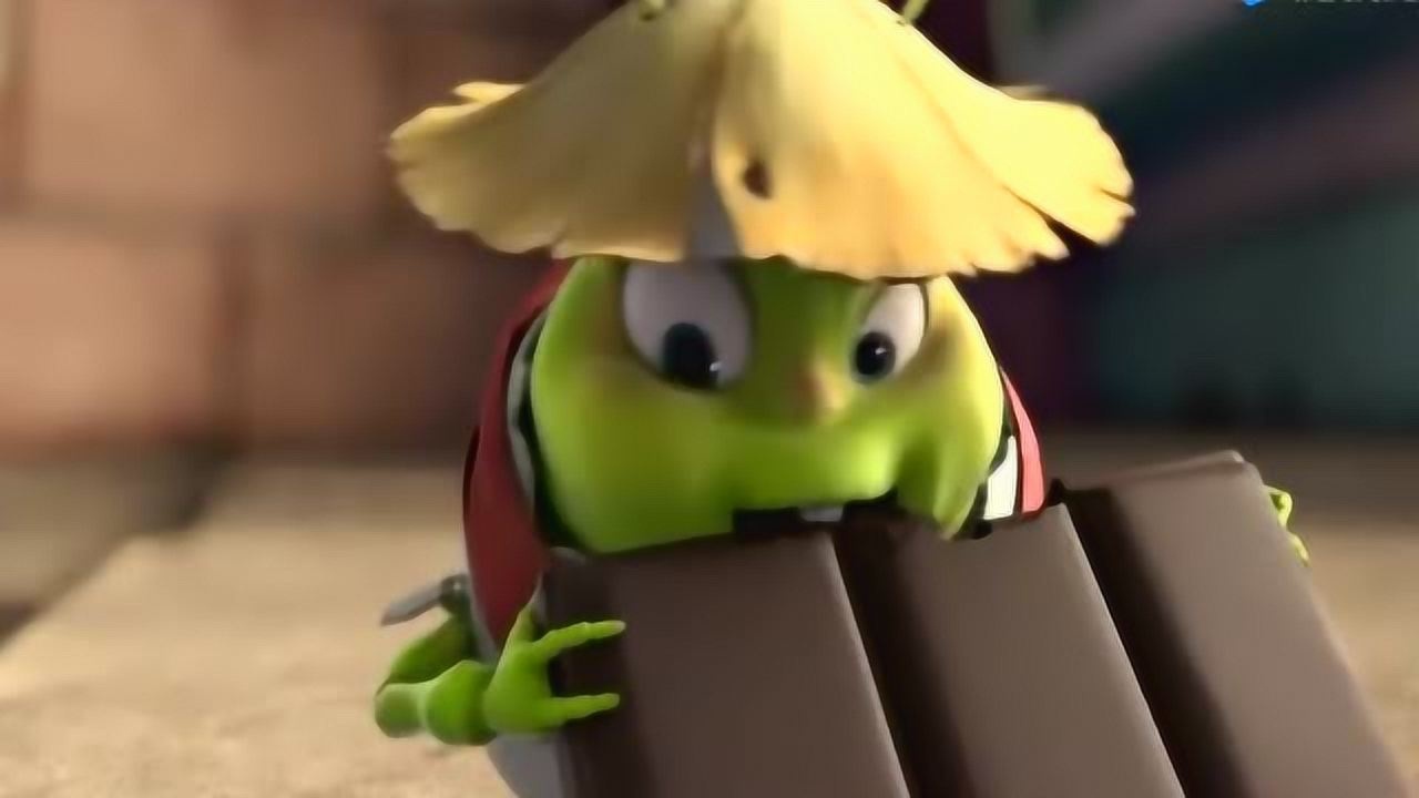 熊出没变形记蛋壳侠吃巧克力的技术真是不一般