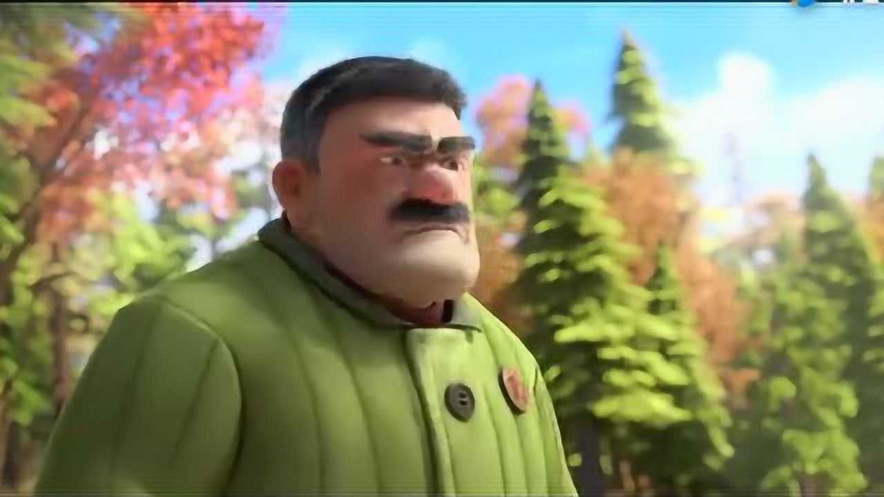 熊出没变形记光头强爸爸说还想欺负我儿子没那么容易