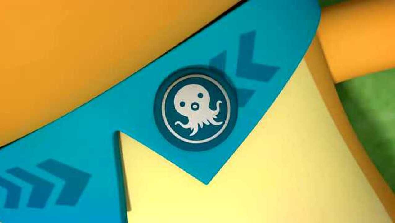 突然,一个椰子把呱唧砸晕了,椰子蟹赶紧启动章鱼警报