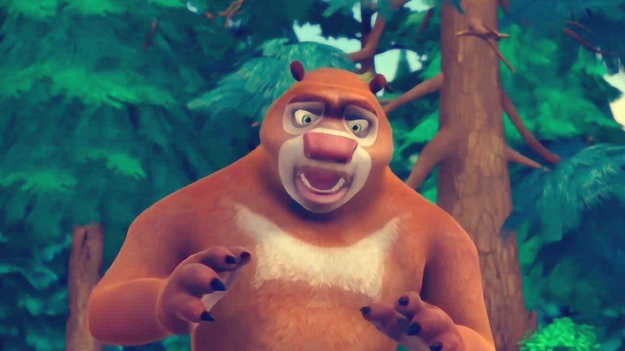 熊大减肥过度从一个可爱肥熊变成了一个瘦子实在太难看了