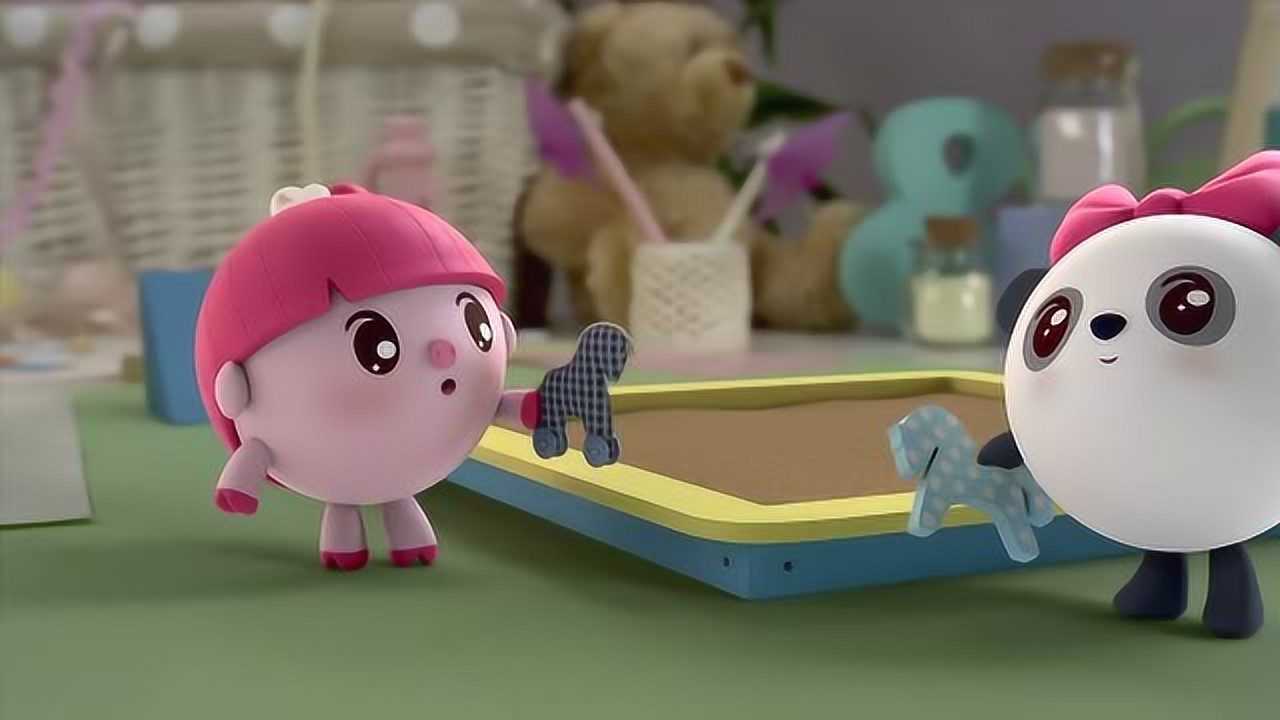 《瑞奇宝宝》妞妞和甜甜因她们手里拿的叫小马,而吵起来了