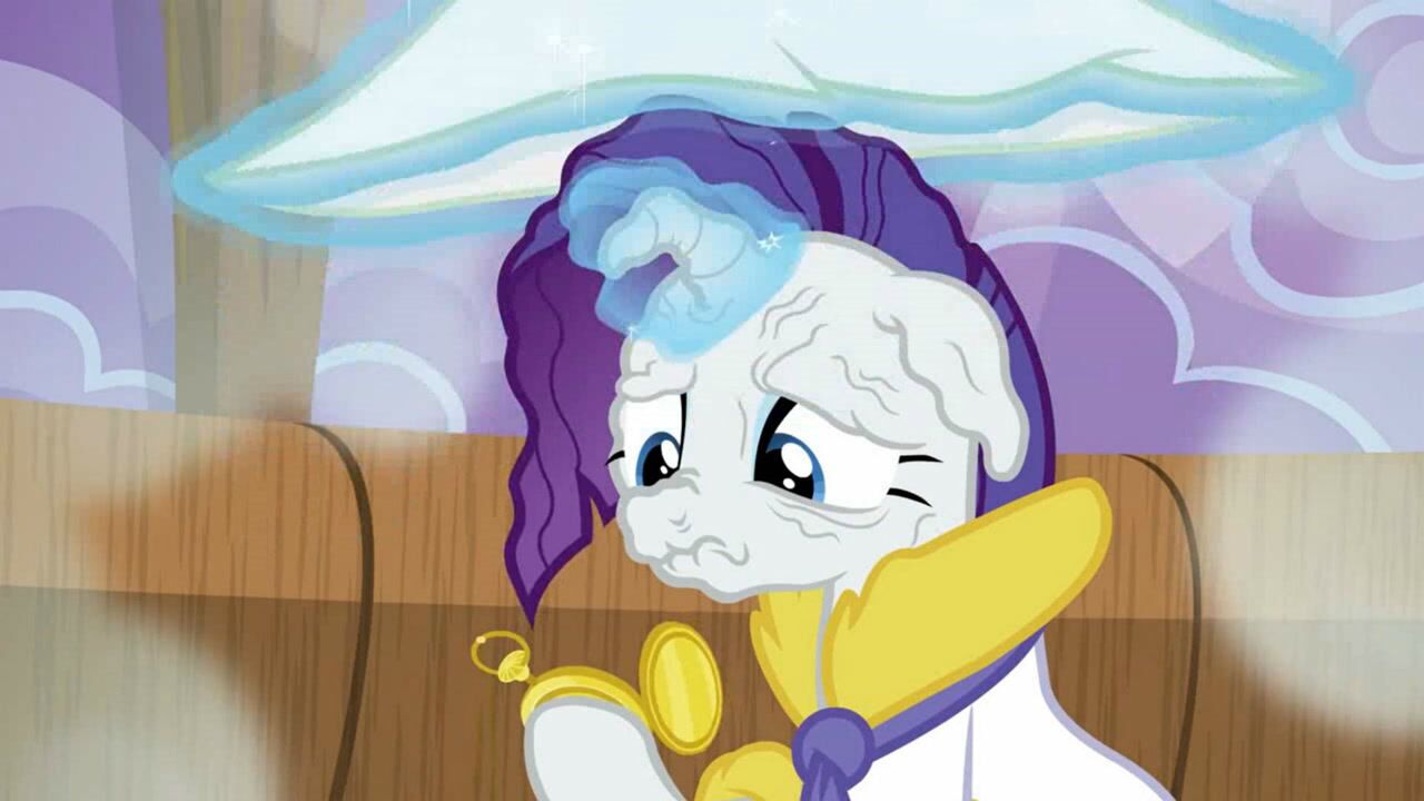 《小马宝莉》珍奇的皮肤变得皱巴巴的!