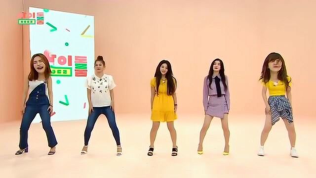 Red Velvet《Idol Room》未公开镜头:Dumb Dumb立正舞