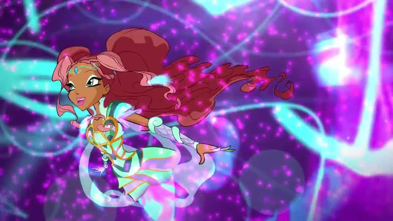 《魔法俏佳人》丝黛娜叶仙子变身