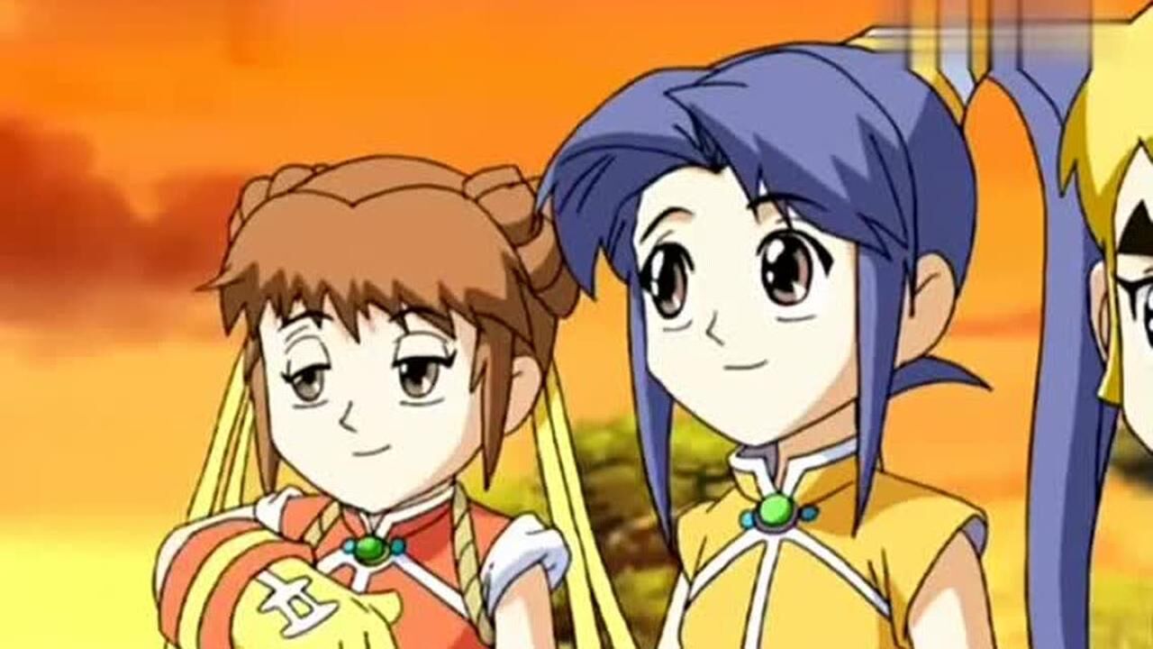 神兵小将玉燕元首与问天等人重逢了问天和问雅高兴地都哭了